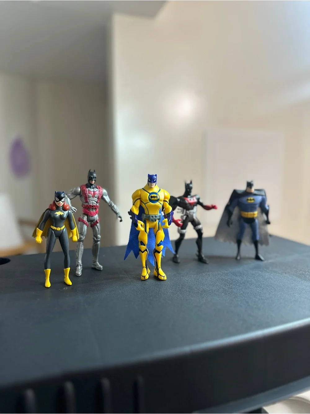 Batman & Batgirl Mixed Lot Action Figures 5-Pack Plastic DC Comic Book Heroes